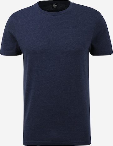 s.Oliver T-Shirt in Blau: predná strana