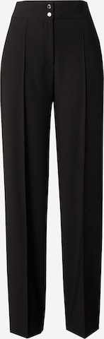 Pantaloni cu dungă 'Hevosa' de la HUGO pe negru: față