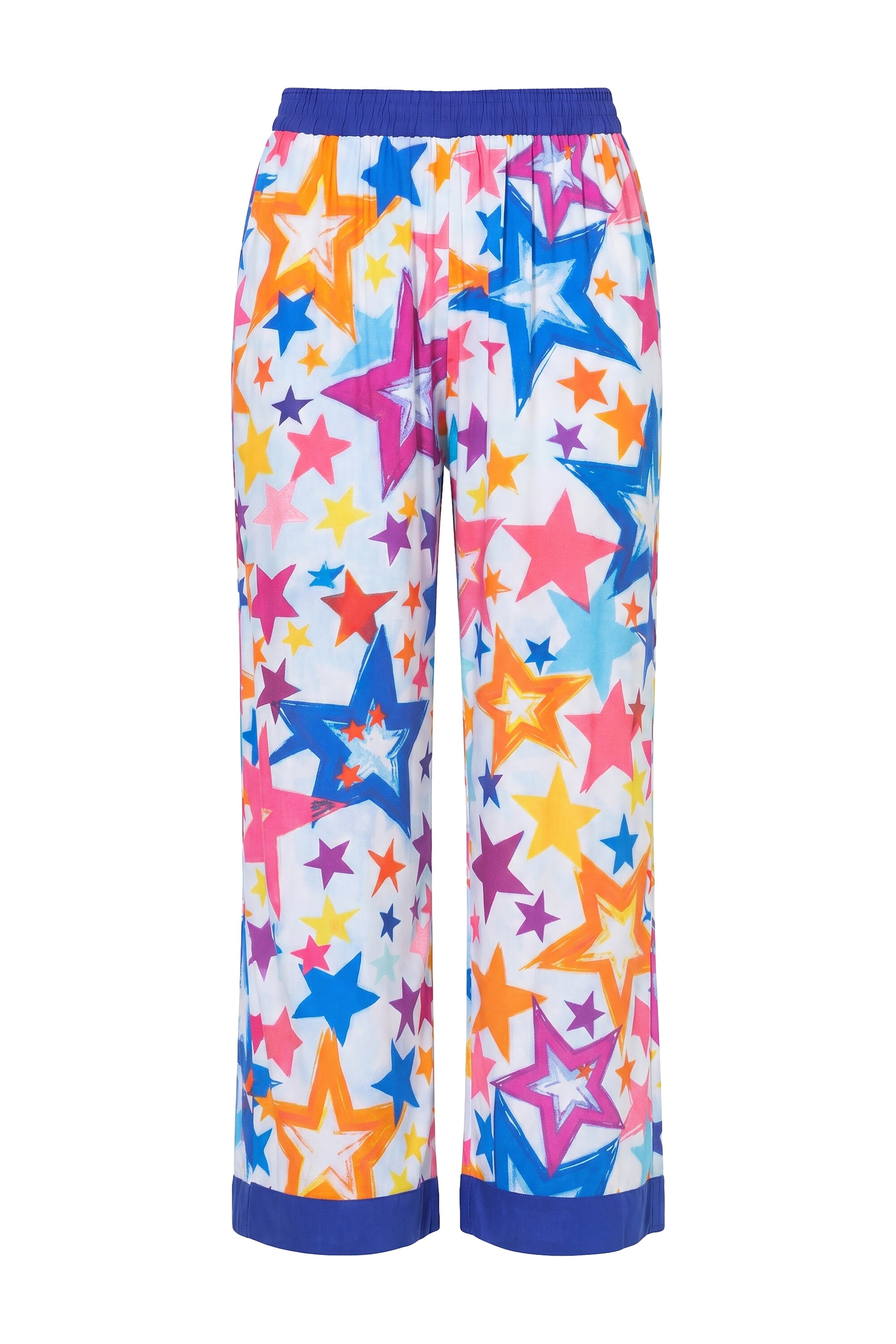 Angel of Style Wide Leg Hose in Weiß: Vorderseite