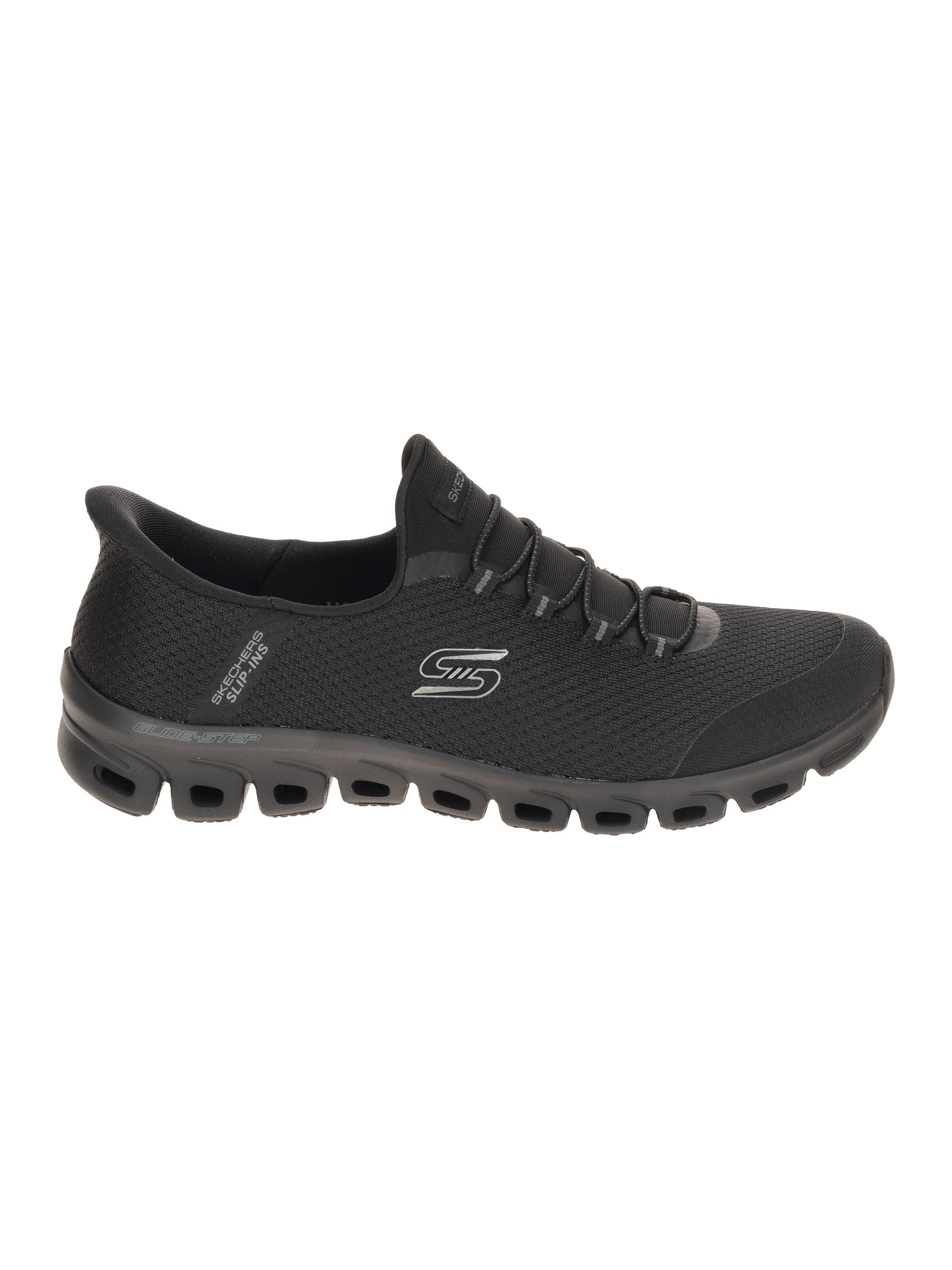 SKECHERS Slip-on in Zwart