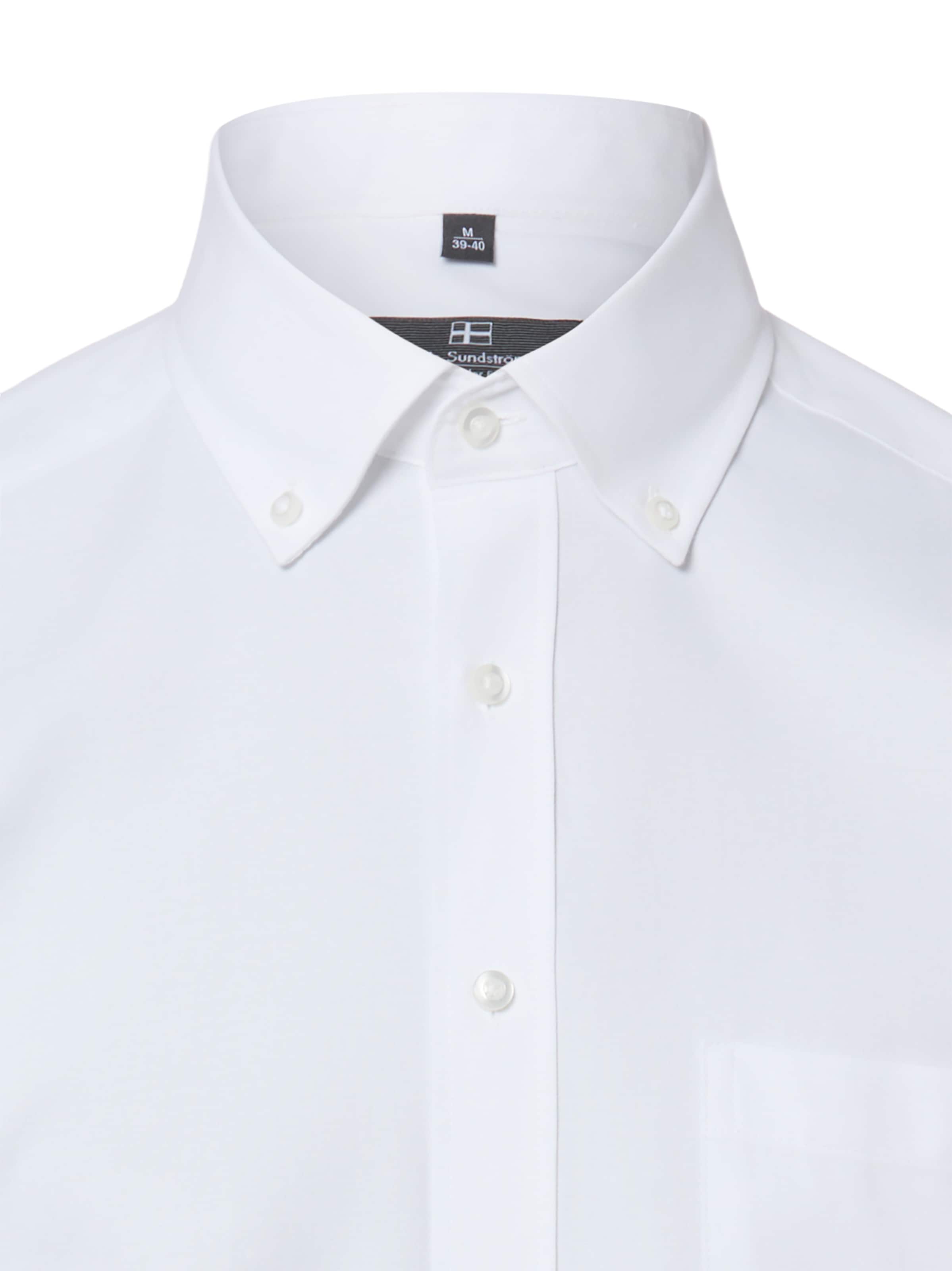 Coupe regular Chemise Nils Sundström en blanc