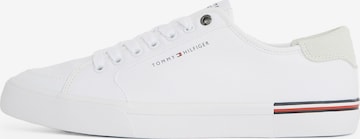 Sneaker bassa 'CORE CORPORATE' di TOMMY HILFIGER in bianco: frontale