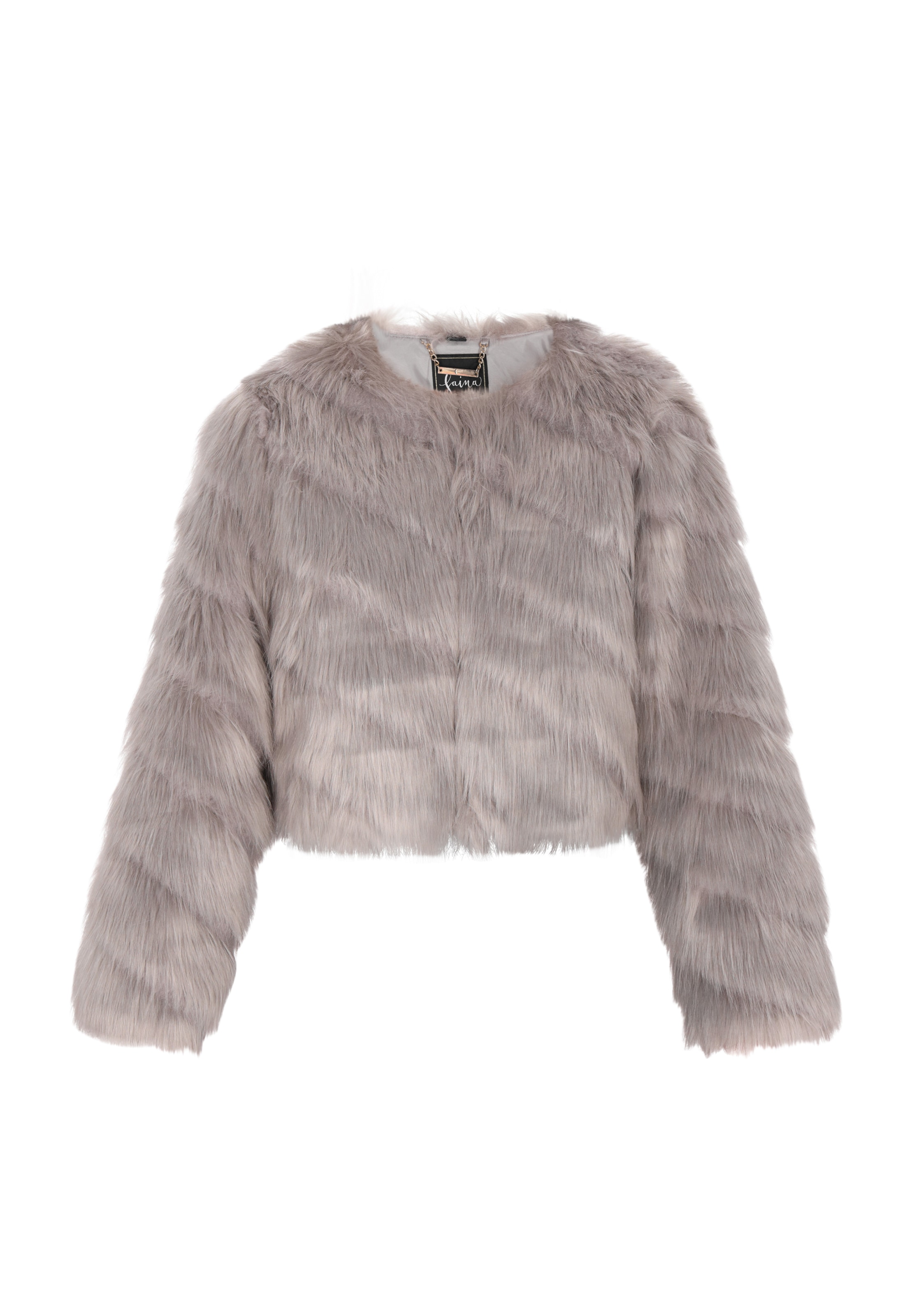 faina Демисезонная куртка в Серый: спереди