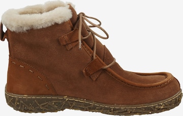 EL NATURALISTA Lace-Up Ankle Boots 'Nido' in Brown