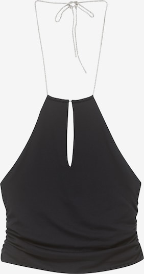 Pull&Bear Haut en noir / argent, Vue avec produit