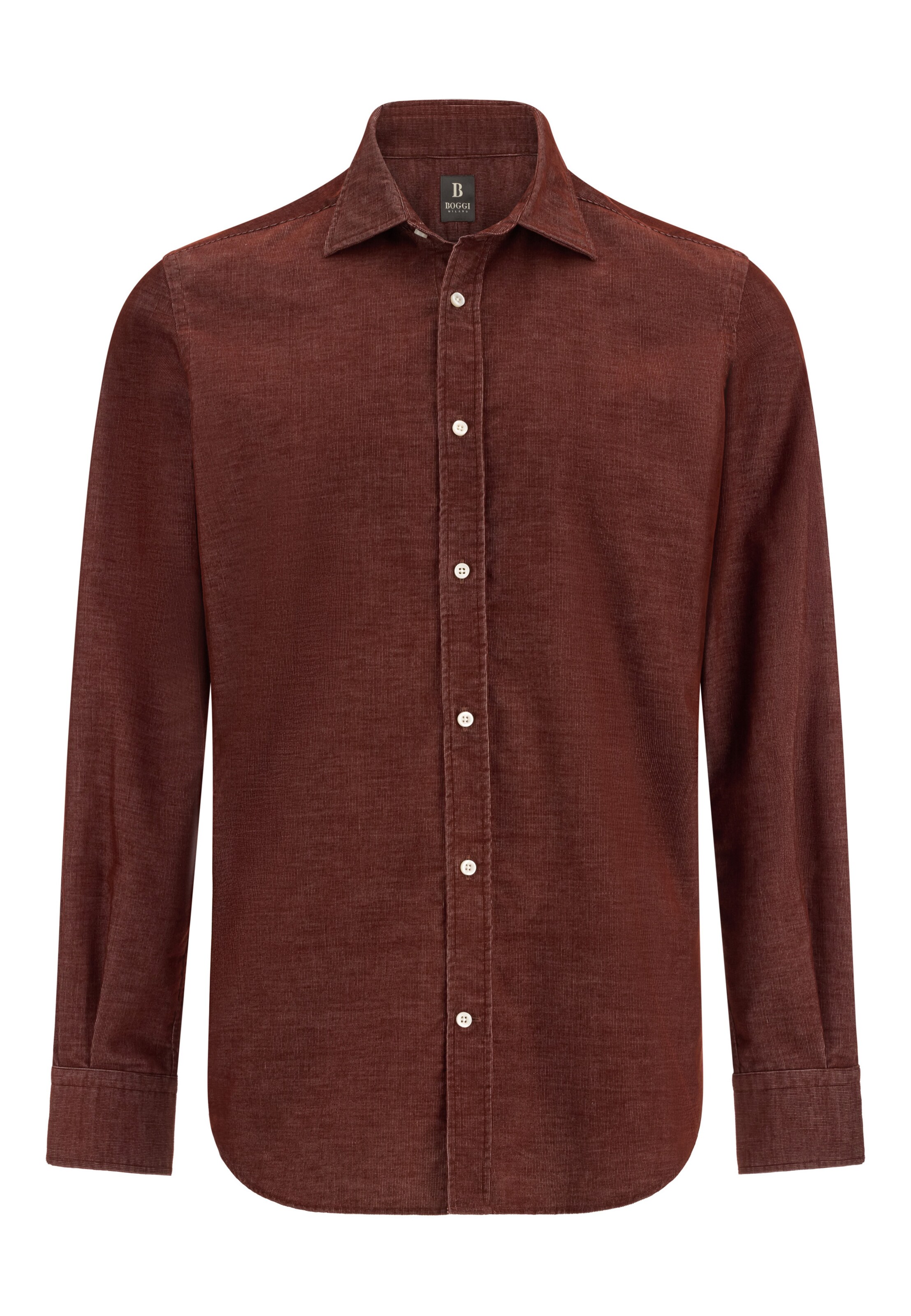 Boggi Milano Overhemd in Rood: voorkant