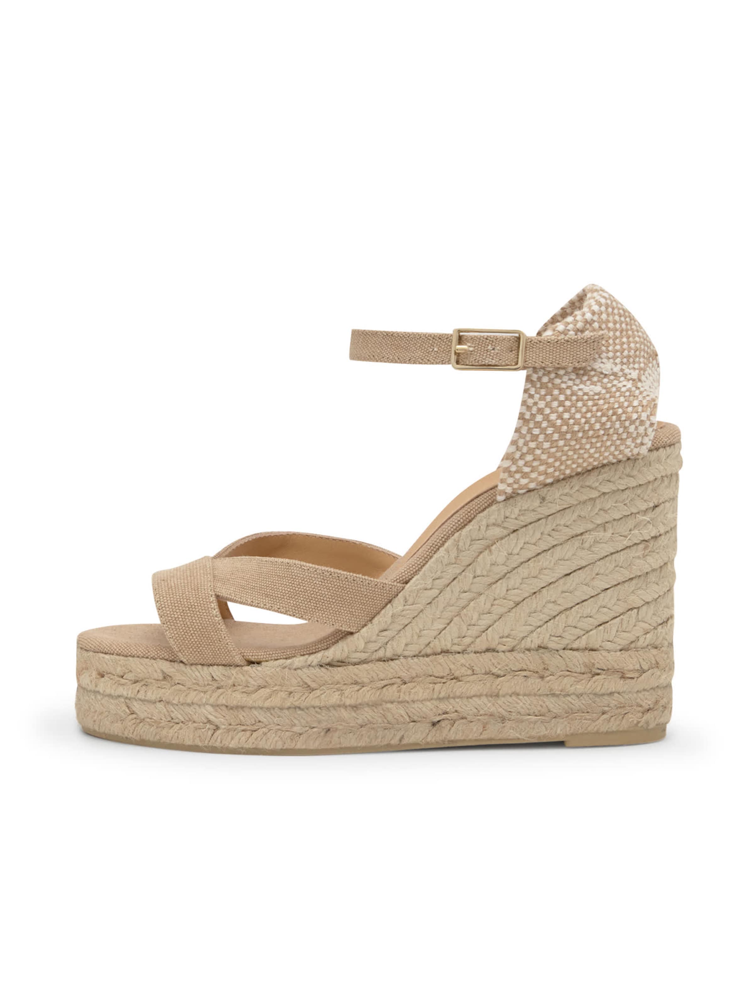 Castañer Sandals 'Bruna' in Beige: front