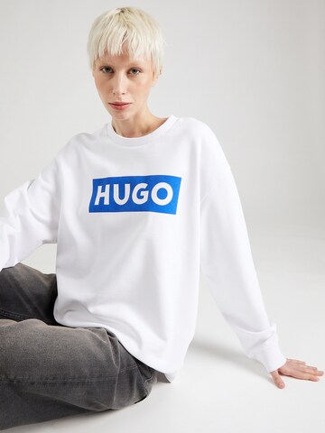 HUGO - Sweatshirt 'Classic' em branco