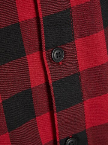 JACK & JONES Regular fit Button Up Shirt 'Onom' in Red