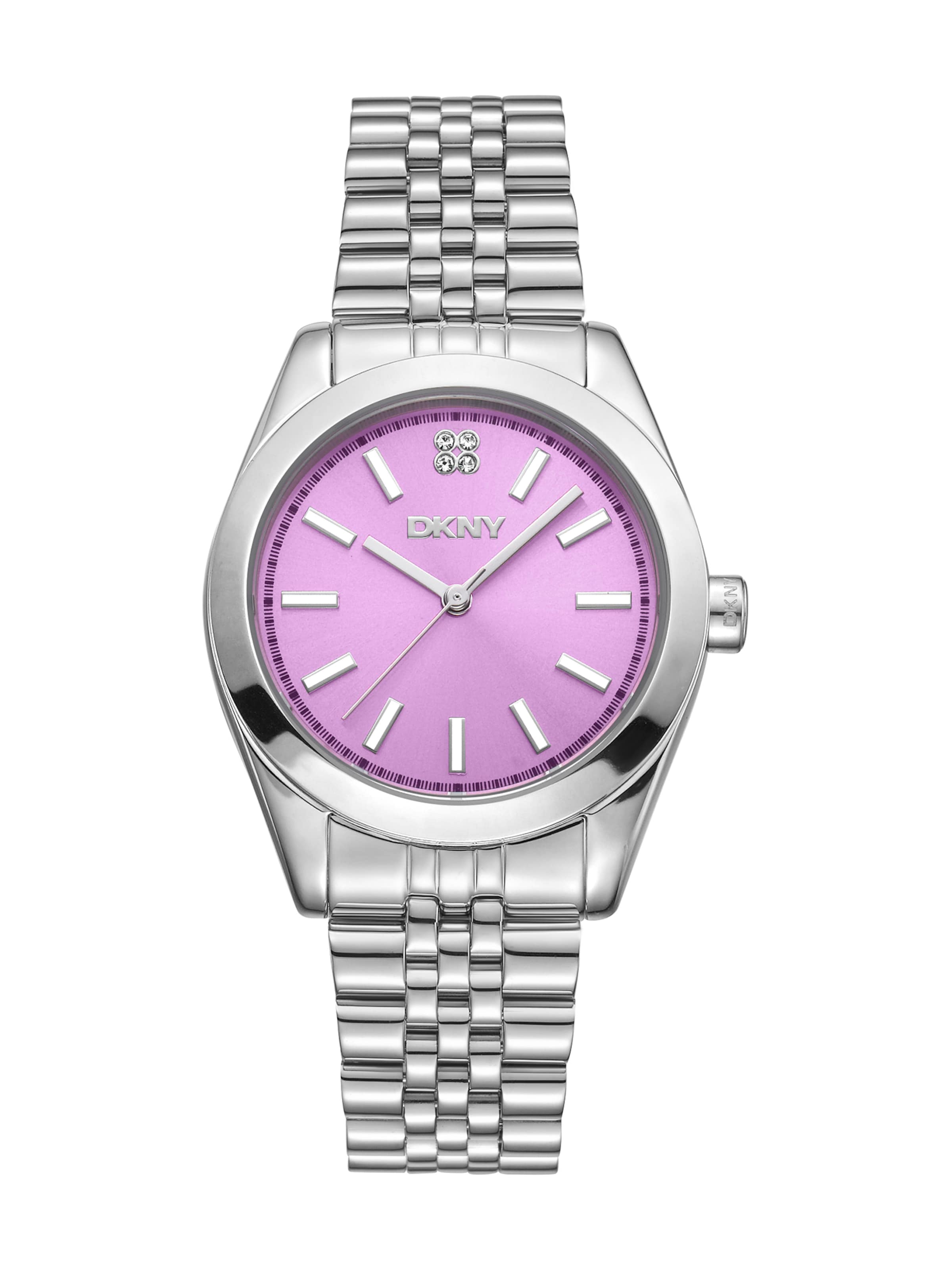 DKNY Quarzuhr ' Nolita Midi ' in silber, Produktansicht