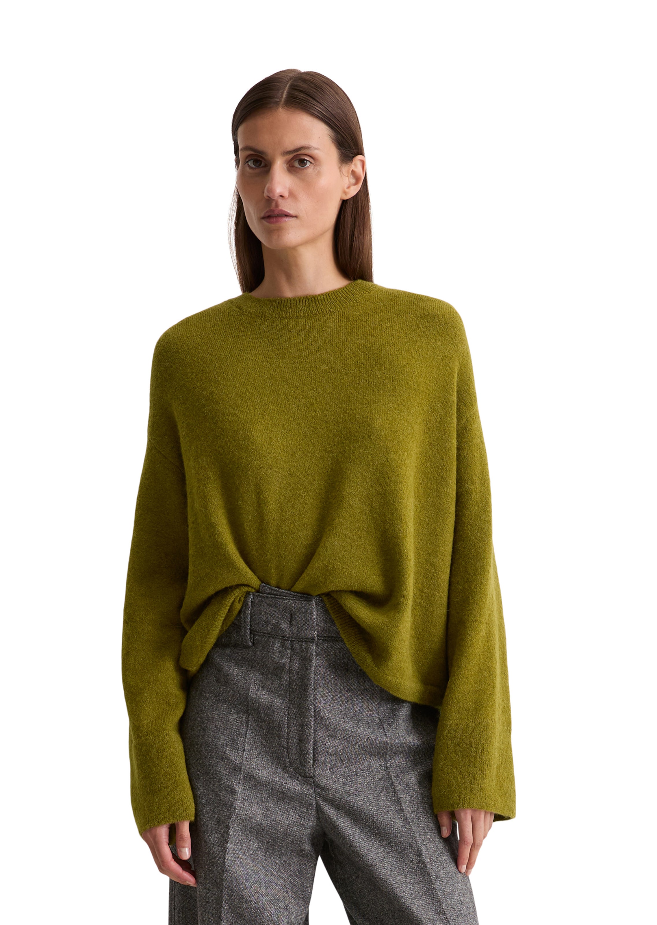 Marc O'Polo Sweater in Green: front