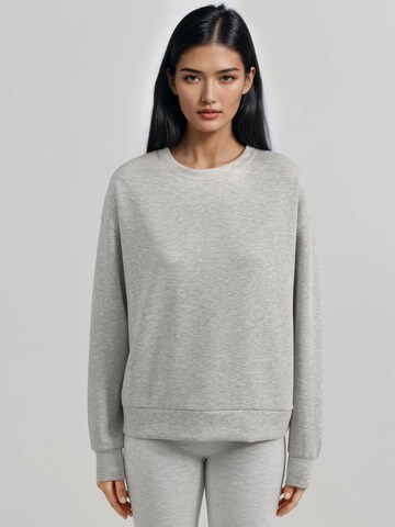 Sweat-shirt Busem en gris : devant