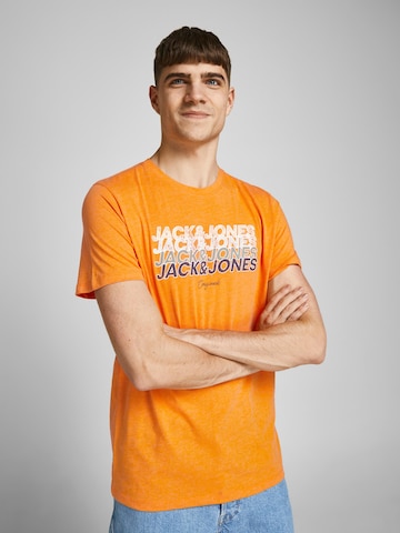 oranžinė JACK & JONES Marškinėliai 'JORBrady'