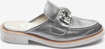 Ras Flats & Loafers in 36 in Silver: front