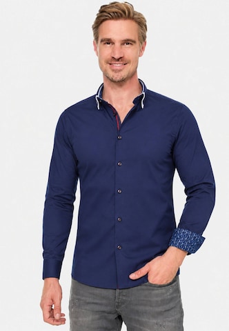 Chemise Rusty Neal en bleu : devant