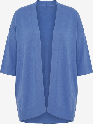 Ulla Popken Strickjacke in Blau: Vorderseite