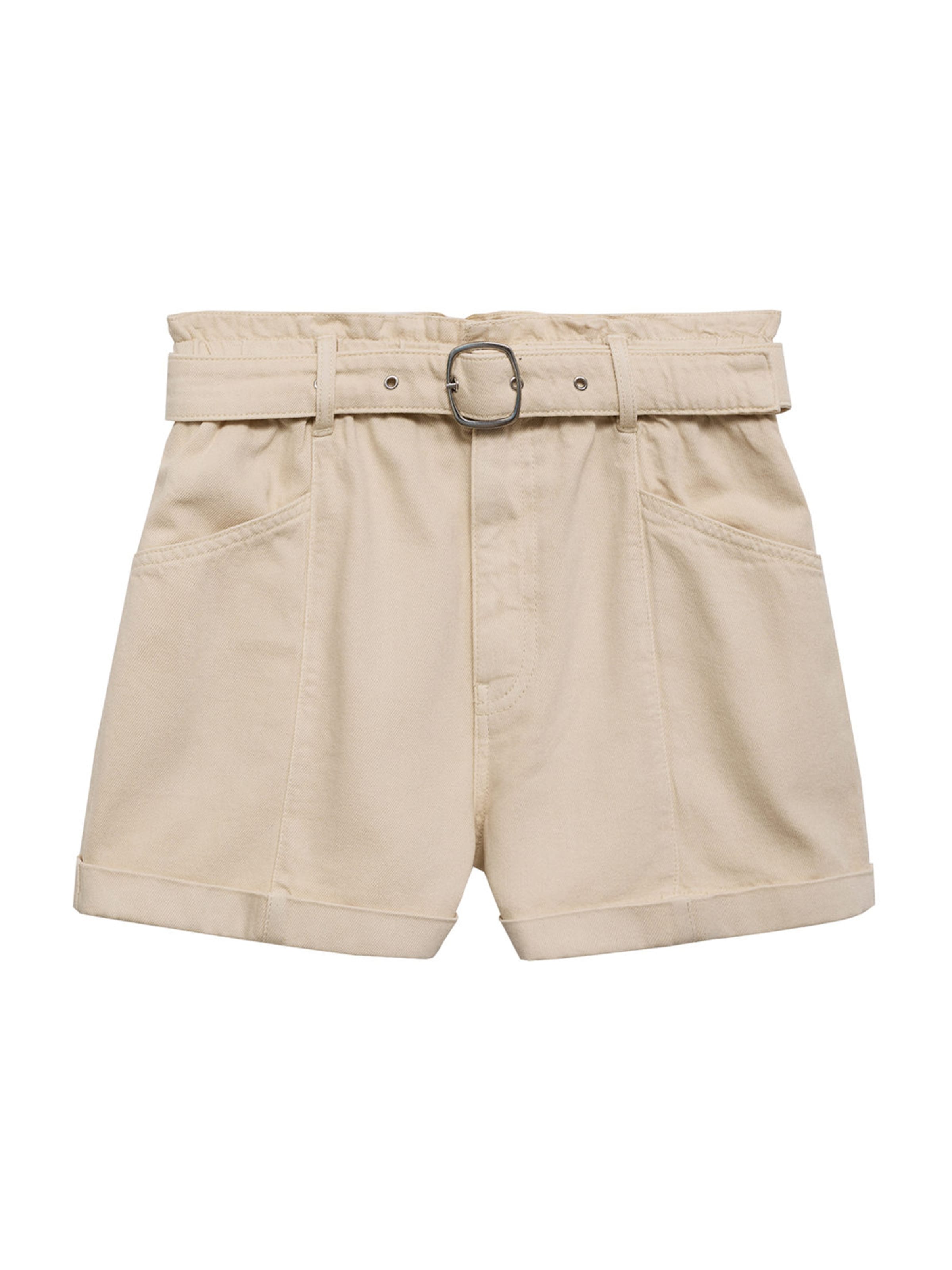 MANGO Regular Farkut 'Delia' värissä beige: etupuoli