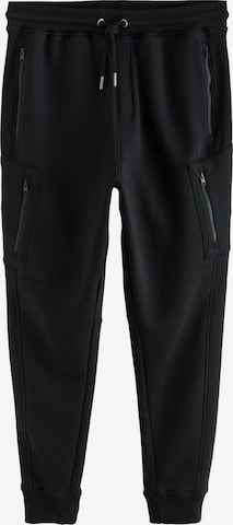 NextTapered Cargo hlače - crna boja: prednji dio