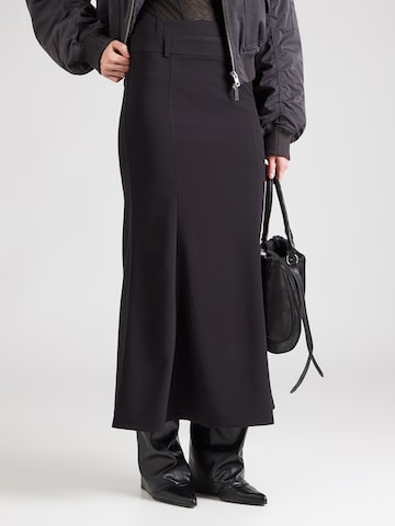 melns WEEKDAY Svārki 'Nova': no priekšpuses