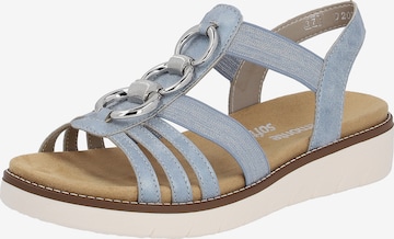 REMONTE Sandals in Blue: front