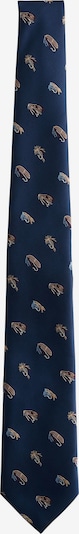 Next Krawatte in One Size in beige / navy / hellblau / schoko, Produktansicht