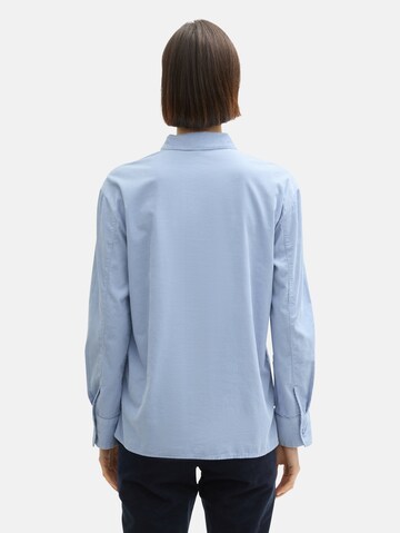 TOM TAILOR Blouse in Blauw