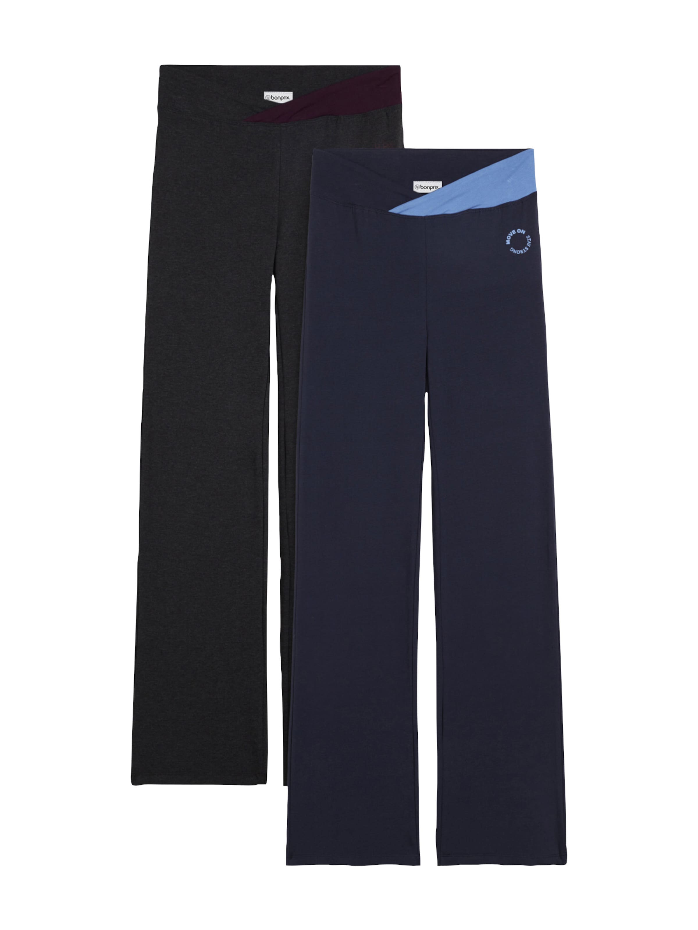 bonprix Regular Sporthose (2er Pack) in Blau: Vorderseite