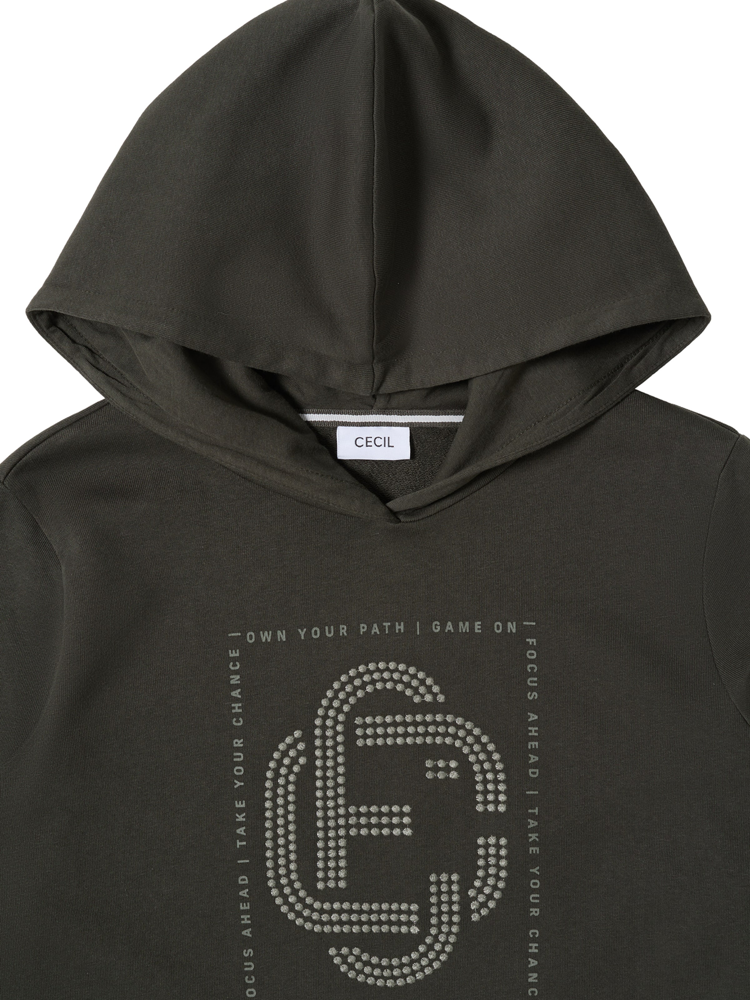 CECIL Mikina – zelená