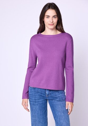 Street One Studio Sweater in Pink: front