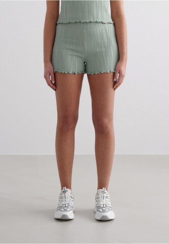 Aim'n Skinny Broek in Groen: voorkant