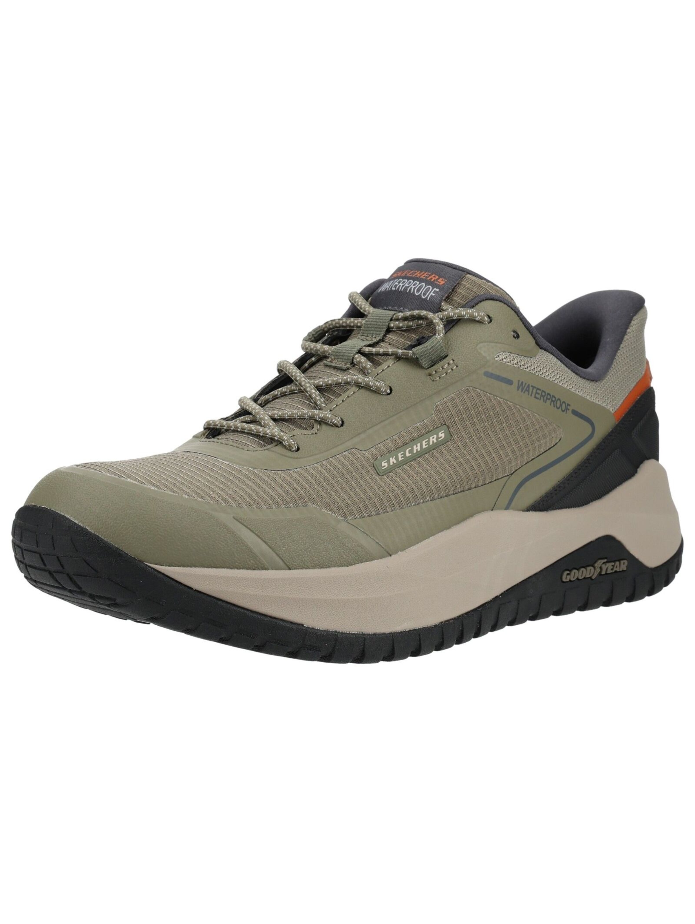 Sneaker bassa di SKECHERS in verde: frontale