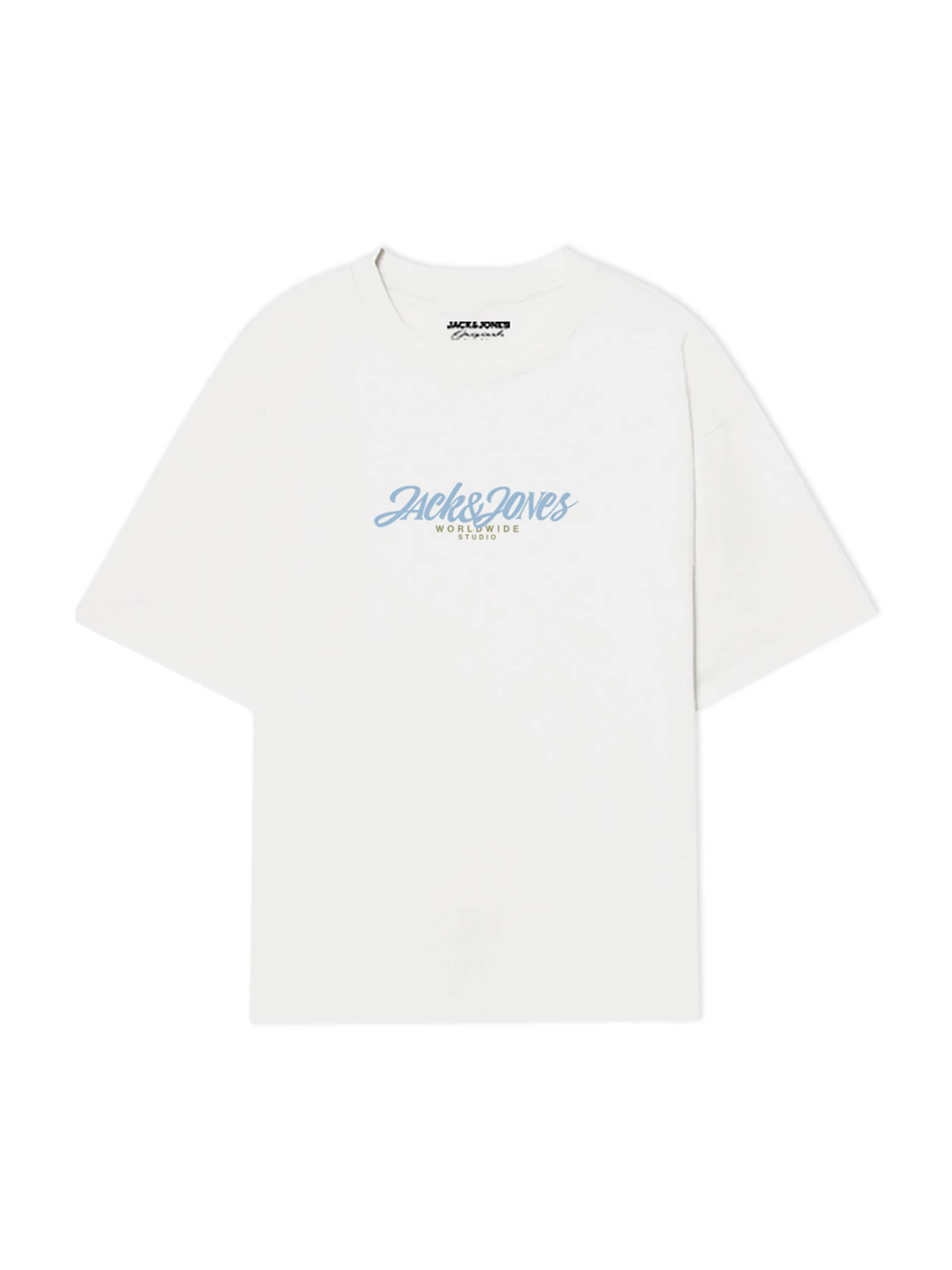 Jack & Jones Junior Μπλουζάκι σε λευκό: μπροστά