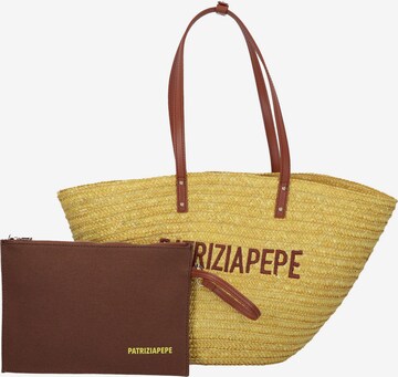 PATRIZIA PEPE Shopper 'Summer Straw' in Gelb