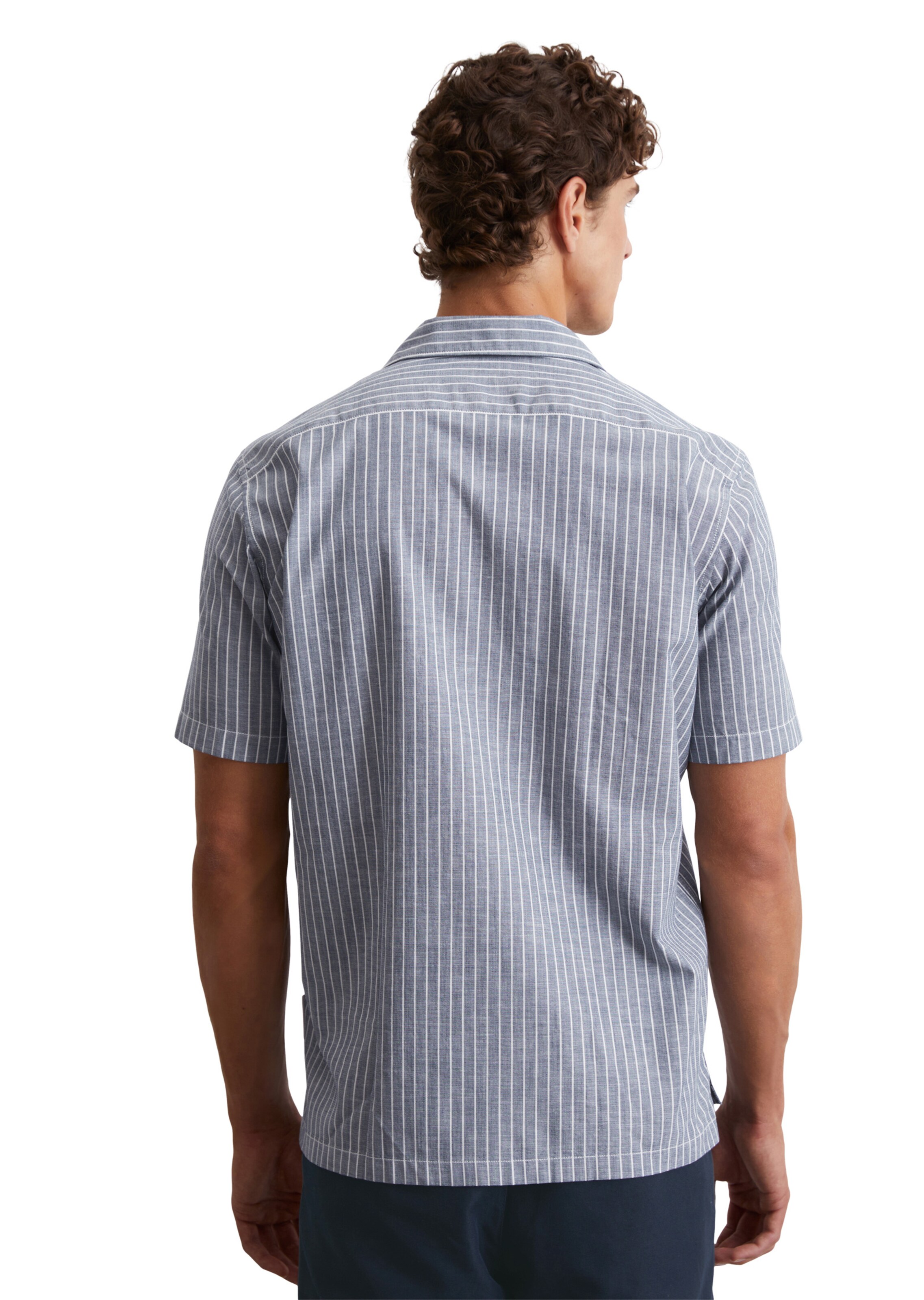 Marc O'Polo Regular fit Overhemd in Blauw