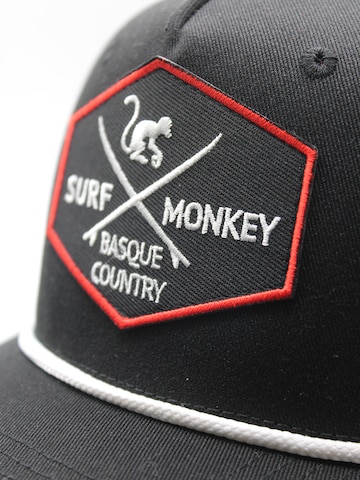 Surf Monkey Sportpet 'Baseballkappe mit Kordel' in Zwart