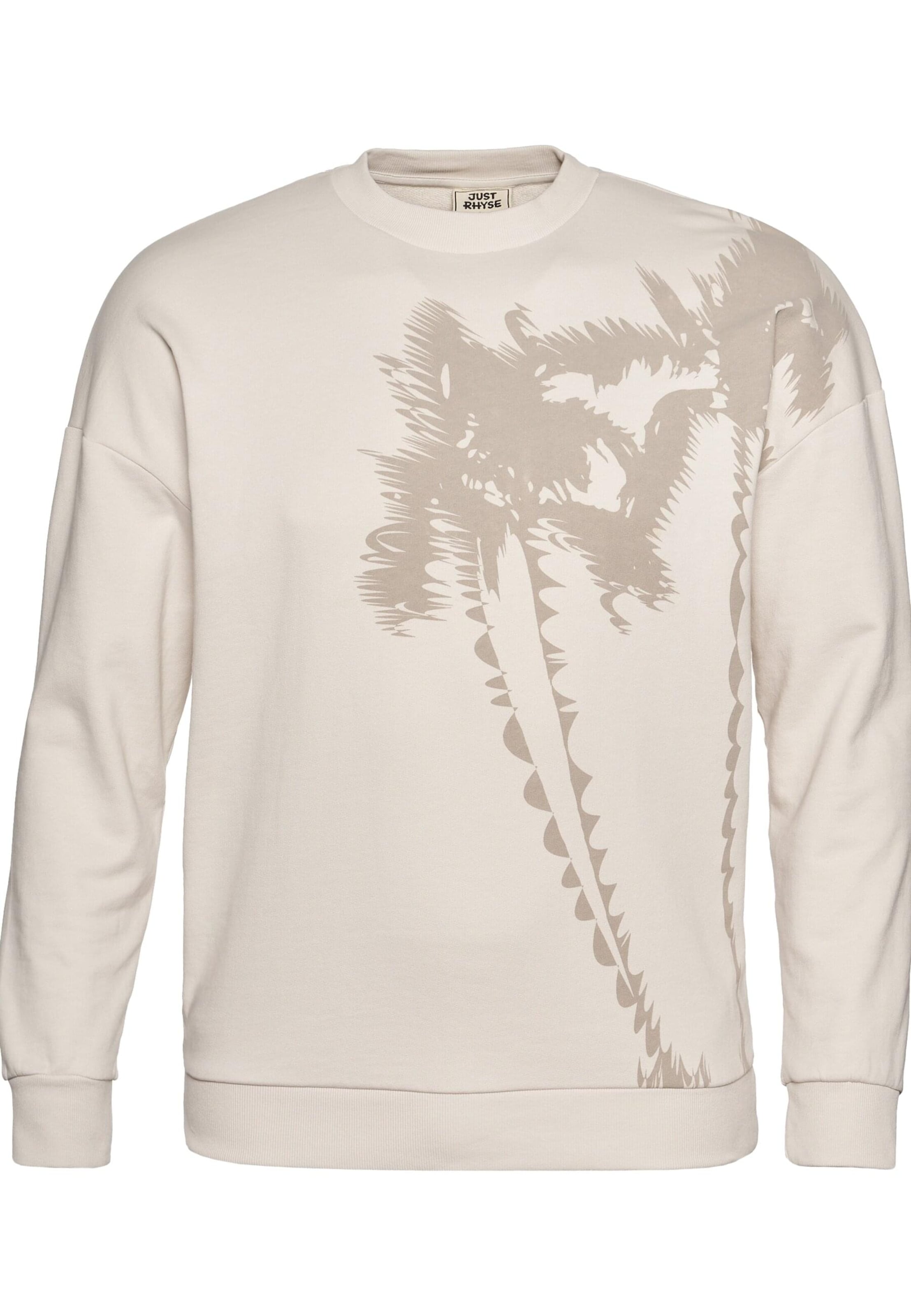 Sweat-shirt 'Just Rhyse Wind' Just Rhyse en beige : devant