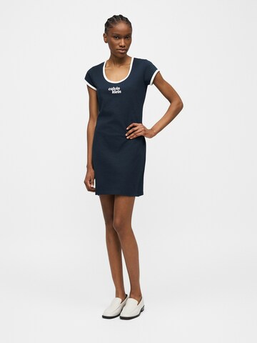 Calvin Klein Jeans Jurk in Blauw