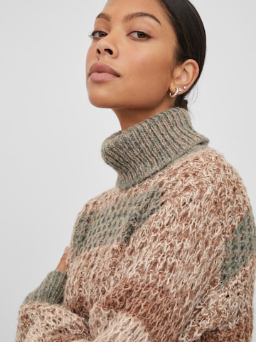 VILA Sweater 'Abril' in Brown