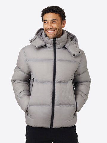 Veste mi-saison BRAVE SOUL en gris : devant