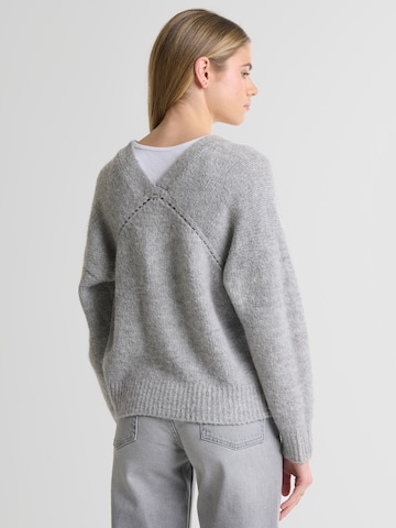 BIG STAR Knit cardigan 'Kardila' in Grey
