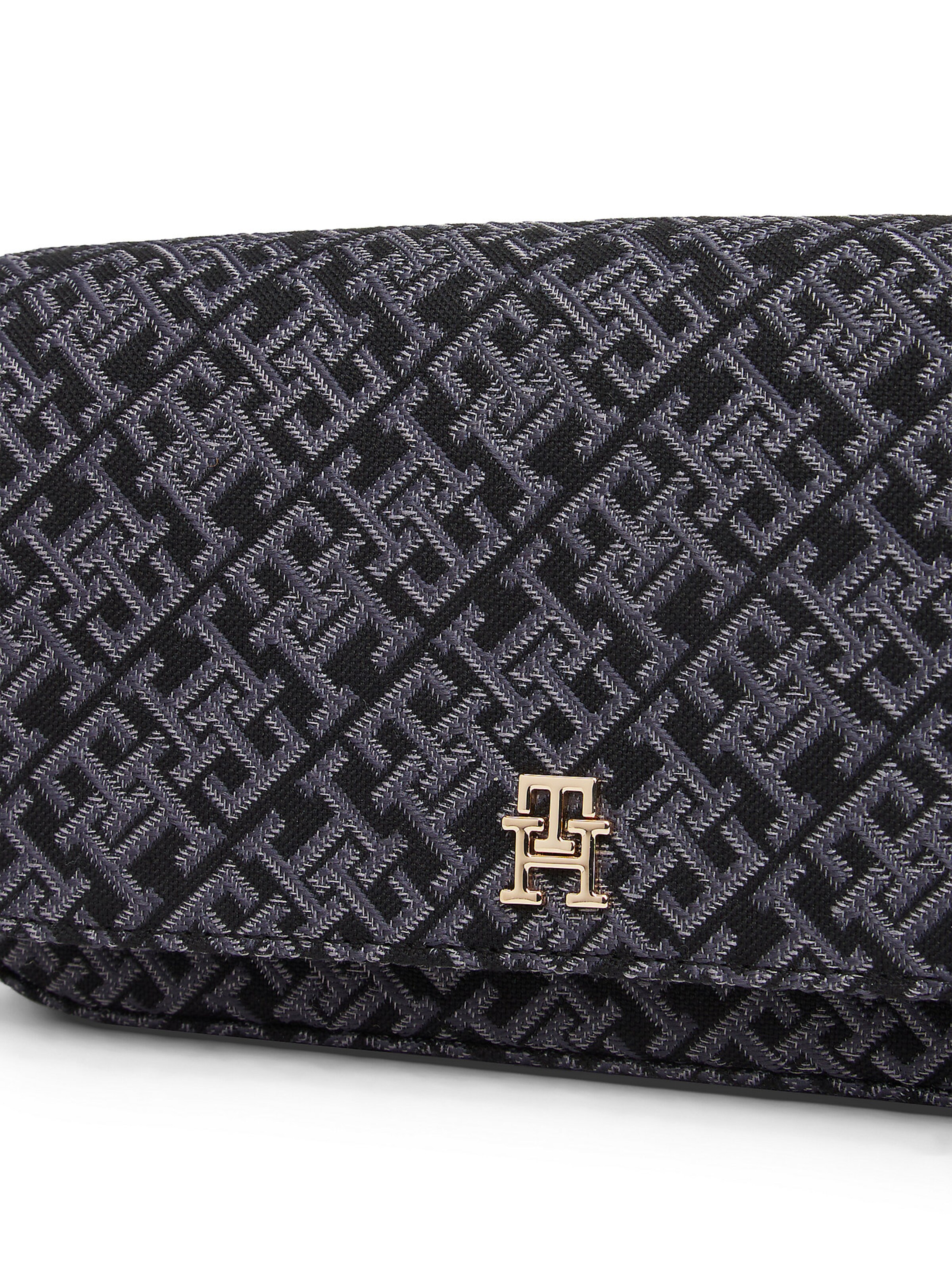 TOMMY HILFIGER Umhängetasche in Schwarz