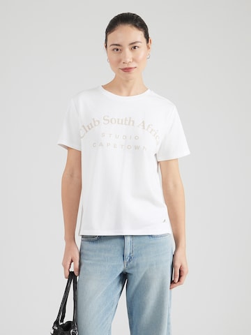 balts monari T-Krekls: no priekšpuses