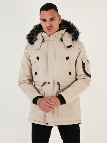 Buratti Winter Jacket in Beige: front