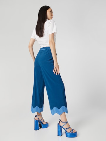 Katy Perry exclusive for ABOUT YOU Boot cut Pants 'Nora' in Blue