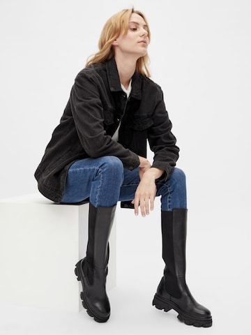 Bottes 'Ginny' Bianco en noir