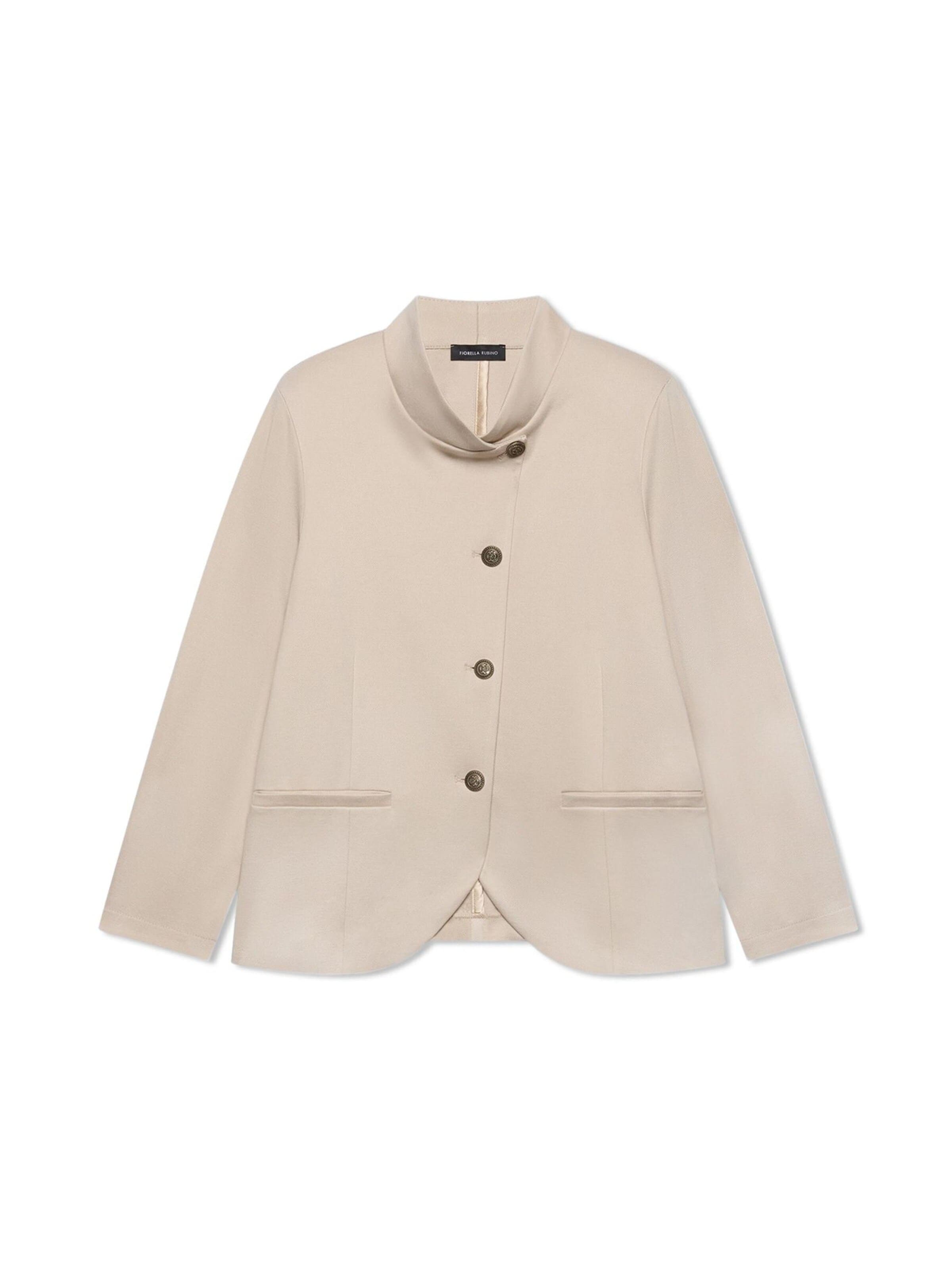 Veste mi-saison Fiorella Rubino en beige : devant