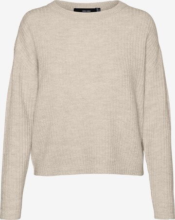 VERO MODA Trui 'LEFILE' in Beige: voorkant