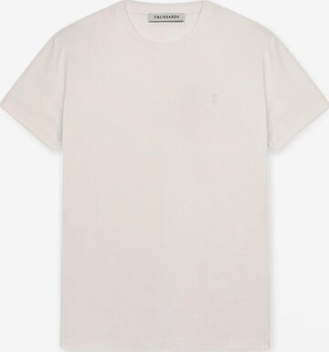 T-shirt Trussardi en blanc : devant
