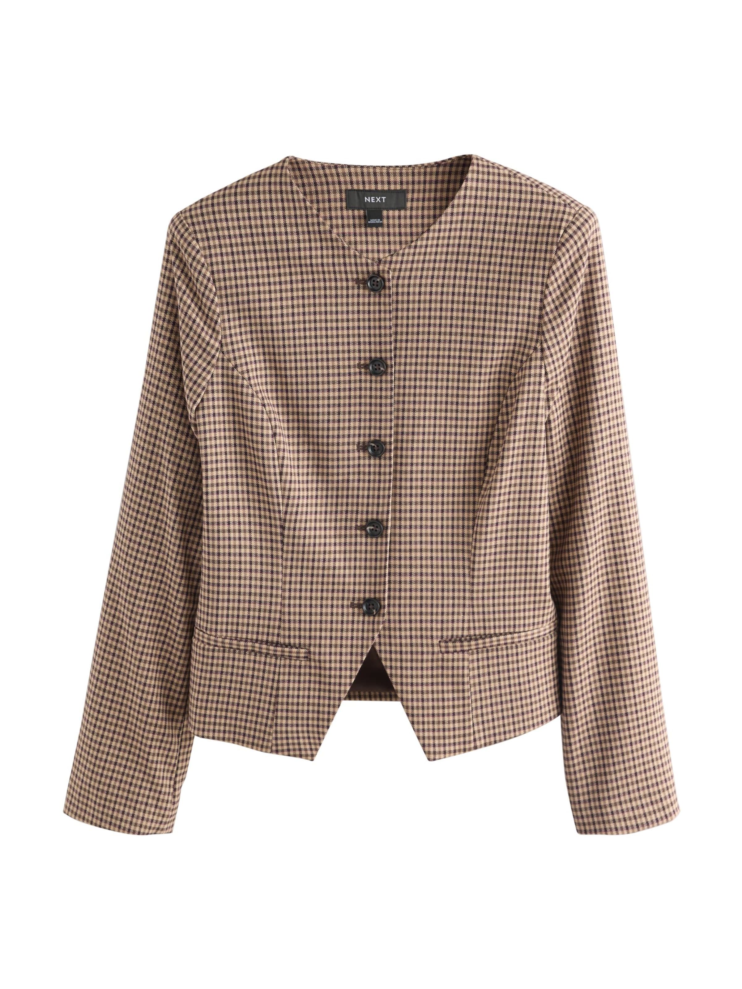 Next Blazer in Brown / Cappuccino / Dark brown / Cyclamen, Item view