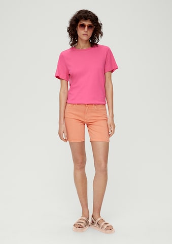 s.Oliver Slimfit Shorts in Orange